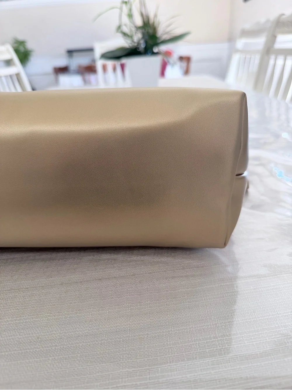Juicy Couture Gold Fringe Cosmetic Bag with Toiletry Bottle